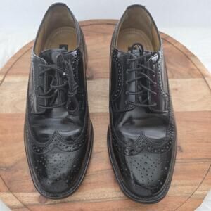 Bostonian Luxe Shoes Mens Size 8 Wingtip Brogue Oxford Dress Formal Leather